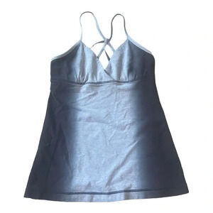 Lululemon Satya ombre tank top Cotton Strappy Back Sz 6